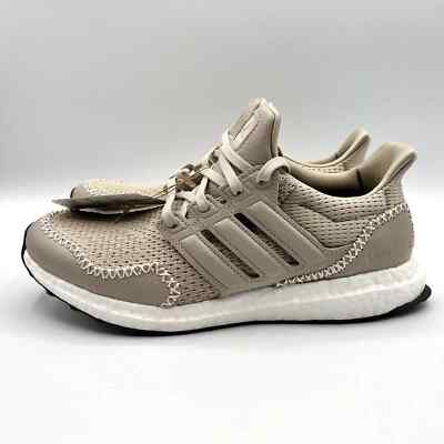 Adidas Ultraboost 1.0 Running Taupe Tan White Retro Sneakers ID9666 Mens Size