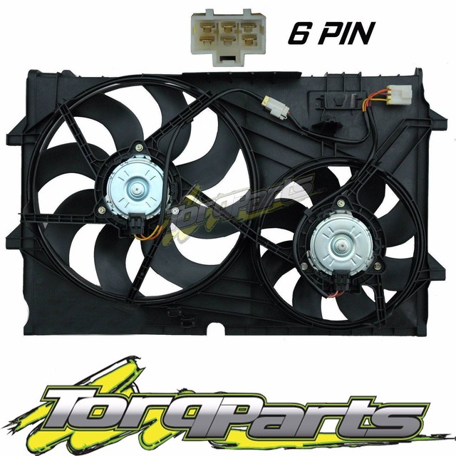 THERMO FANS SUIT HOLDEN VY COMMODORE 0204 V6 6 PIN PLUG Auto Body