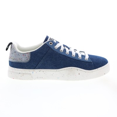 

Diesel S-Clever Low Lace Мужские синие парусиновые кроссовки на шнуровке Lifestyle Обувь 12, Синий, Diesel S-Clever Low Lace