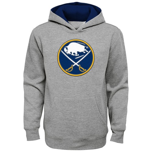 Outerstuff NHL Kids Флисовая толстовка Buffalo Sabers Prime, цвет Хизер серый/темно-синий