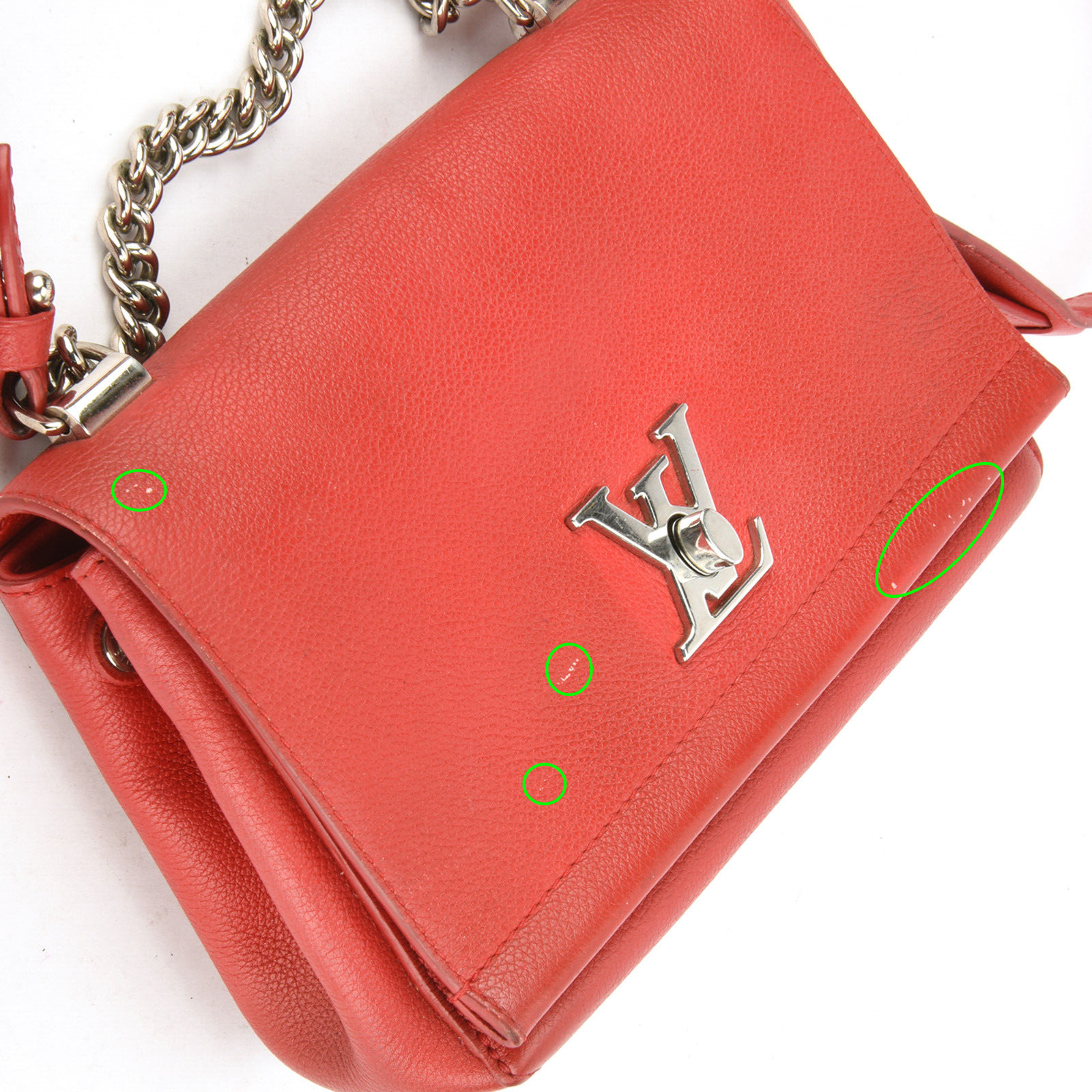 Louis Vuitton Lockme II Taurillon Leather Top Handle Bag w