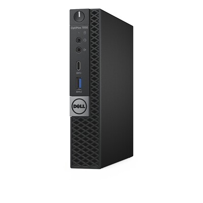 Dell Optiplex 7050 Micro Desktop 3.6GHz i7-7700 16GB RAM 256GB - Very Good