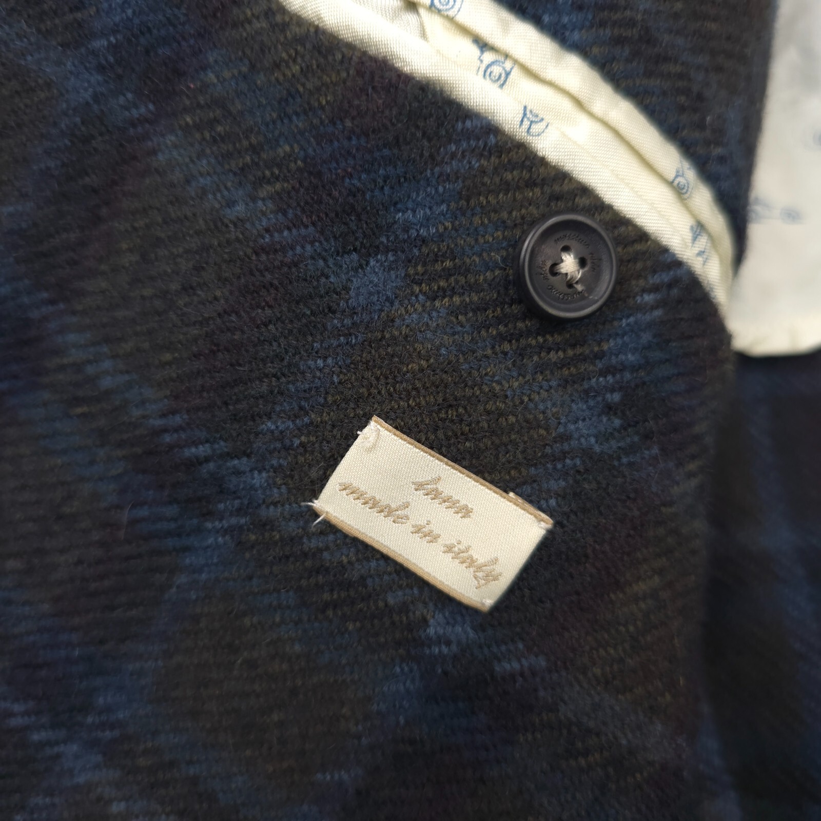 Pre-owned Massimo Alba $1775  Moon Rock Wool Tweed Blazer Jacket Mens Us 38r (italy 48r) In Green