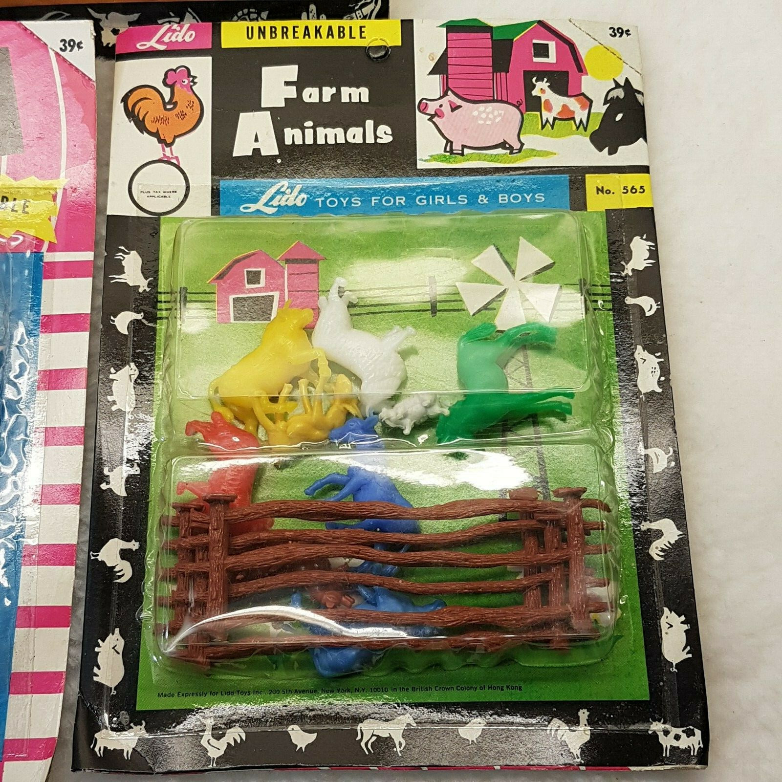 Vintage Lido 1960s Plastic Toy Playsets Cowboys Indians Soldiers Farm NOS Sealed