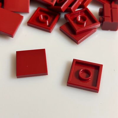 50 per lot NEW LEGO New Dark Red (''Dark Red'') 2x2 Flat Tiles (3068/4539105)