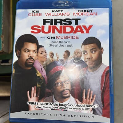 First Sunday [Blu-ray] - DVD -Good - Ice Cube,Katt Williams,Tracy Morgan,