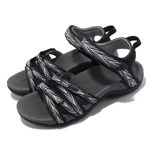 

Teva W Tirra Palms Черно-белые женские повседневные водные походные сандалии с ремешком 4266-PBKW, Черный, W Tirra