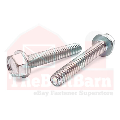 #8-32 Indent Hex Washer Head Thread Rolling Screws Zinc (Choose Length & Qty)