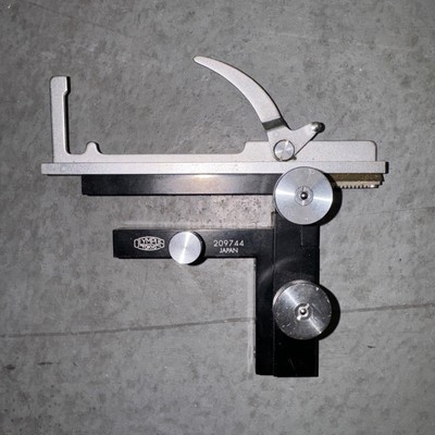 Olympus 209744 Microscope Movable Caliper Vernier Attach Mech Stage