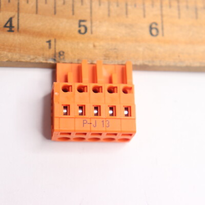 Wago Universal Connector with Integrated End Plate Orange P-J13