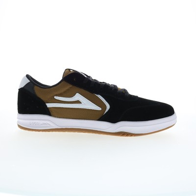 Мужские черные замшевые кроссовки в стиле коньков Lakai Atlantic MS4240082B00