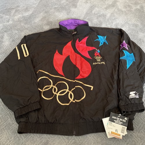 Vintage Atlanta 1996 Olympics Starter Jacket Rare Classic OG Adult Size XL NWT