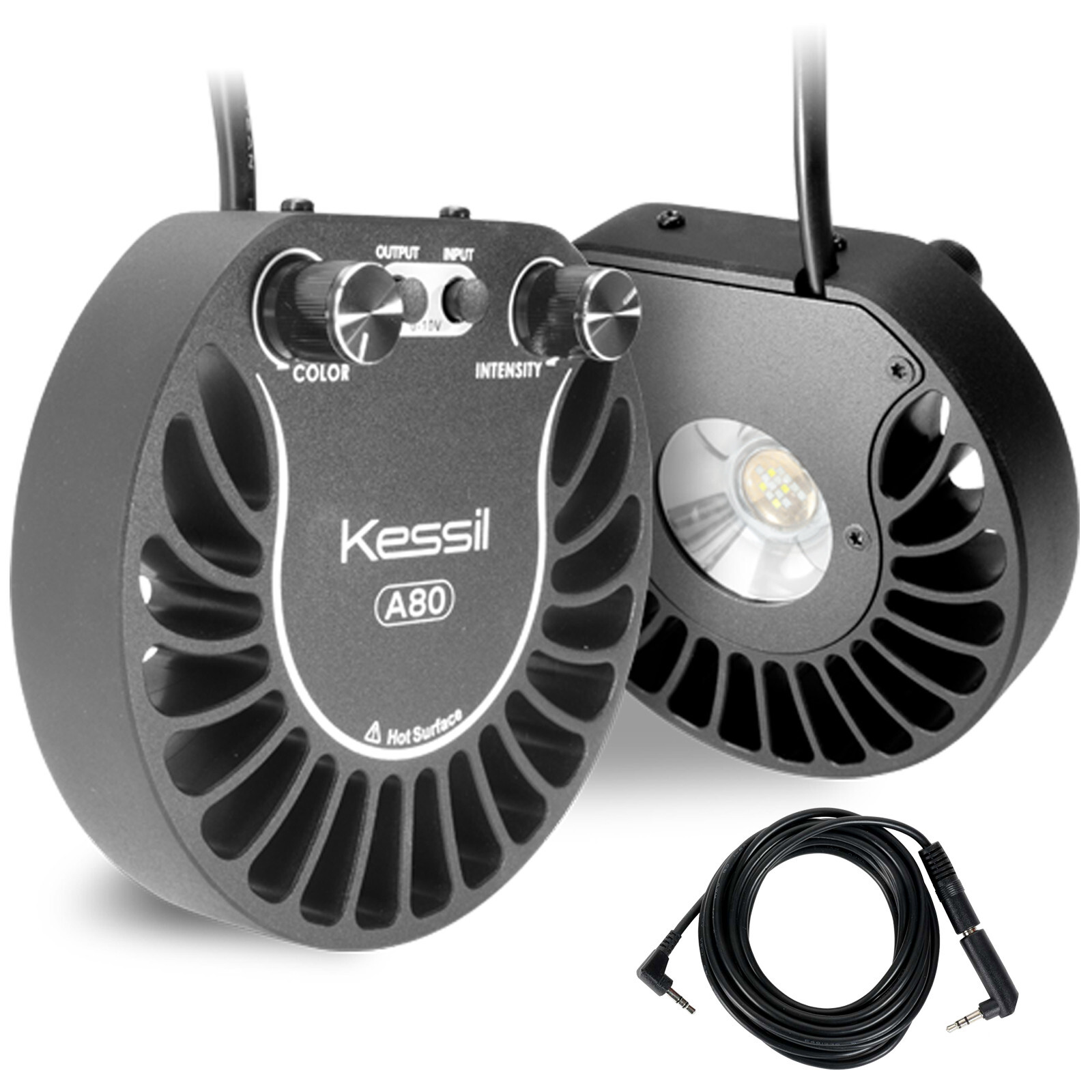 2x Kessil A80 Tuna Sun LED Lights & Link Cable Bundle 15 Watt Freshwater Plants