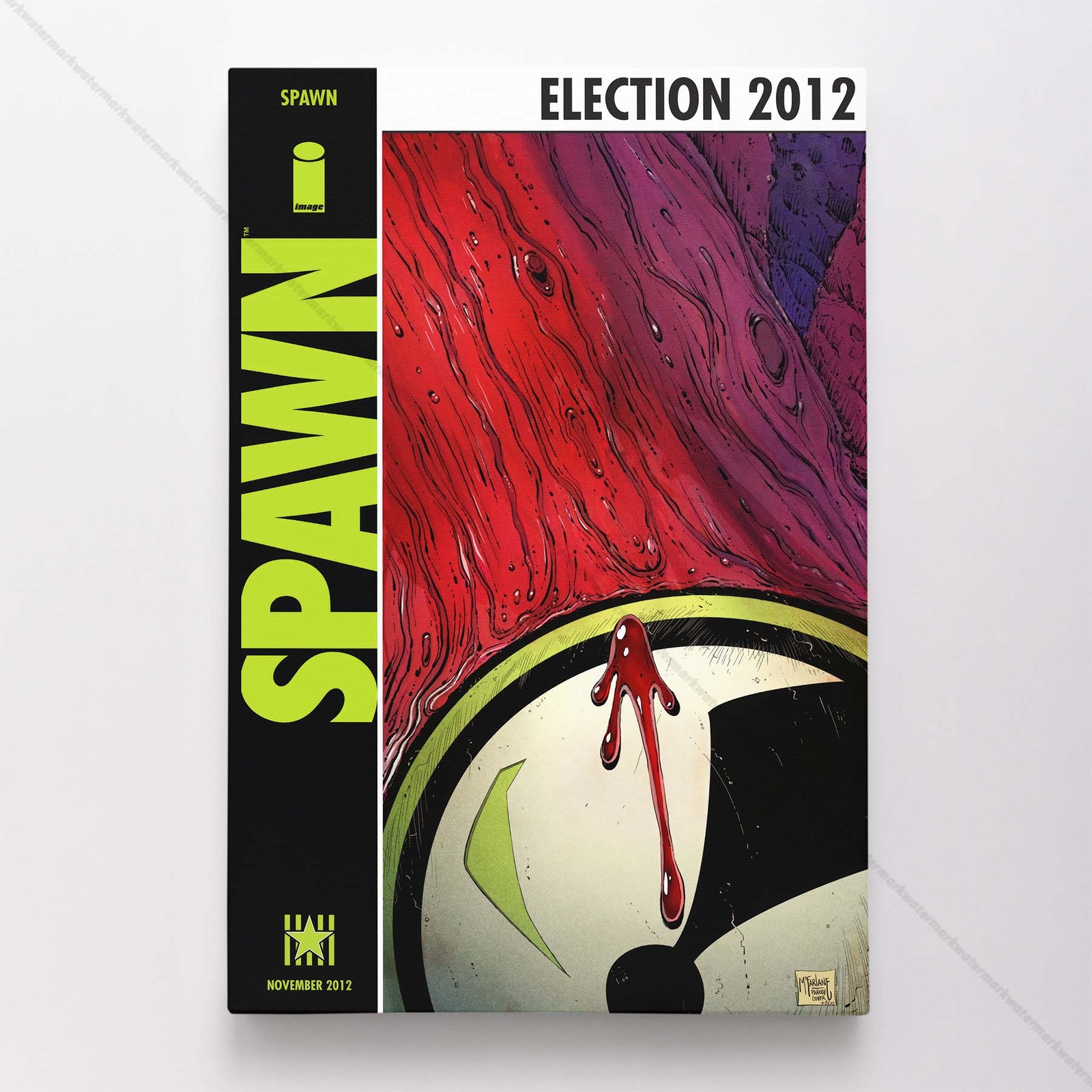 Spawn 225 Poster Canvas Comic Book Cover Art Print #A