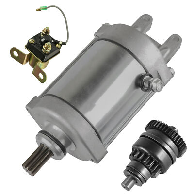 Starter & Drive for Polaris Xpedition 425 425Cc Engine 2000-2002 Relay Solenoid