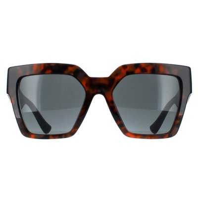 Pre-owned Versace Sunglasses Ve4458 542987 Dark Havana Dark Gray