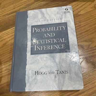 Probability and Statistical Inference [With CDROM] Textbook 6th Edition