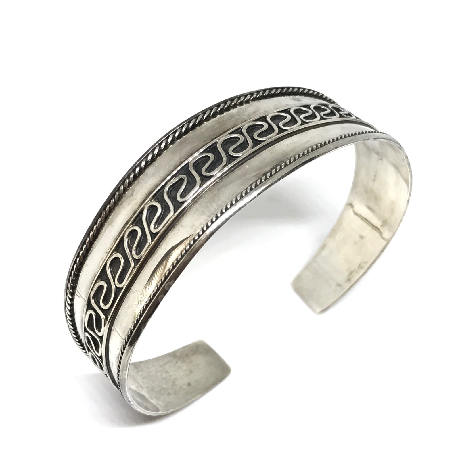 アクセサリー UNKWOWN Reef Design Silver Bangle UNKWOWN Reef Design Silver Bangle