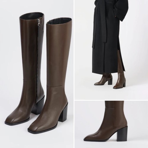 ブーツその他 Aruna Boots - Aeyde - Suede - Moka Aeyde | ARUNA Black High Cowboy Boot