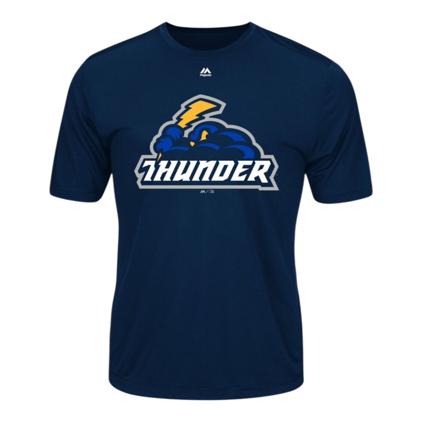 Trenton Thunder MiLB Men's Majestic Cool Base Evolution T-Shirt Navy Size L