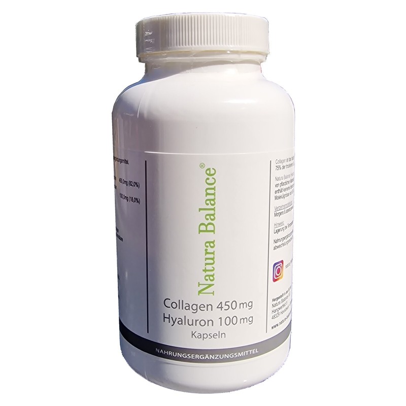 120 Kapseln Collagen 900mg Td HyaluronsäUre Marine Kollagen Hyaluron Pulver