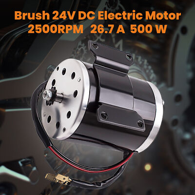 500W 24V DC Electric Motor MY ZY 1020 for scooter go-kart