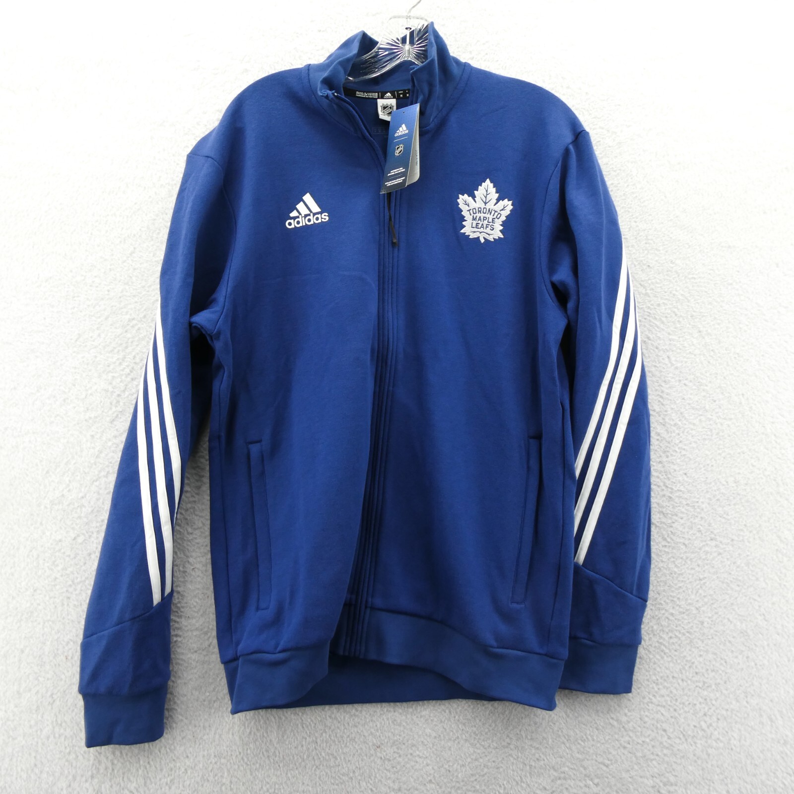 Toronto Maple Leafs Medium Mens Adidas Track Jacket Blue Toronto Maple Leafs Medium Mens Adidas Track Jacket Blue