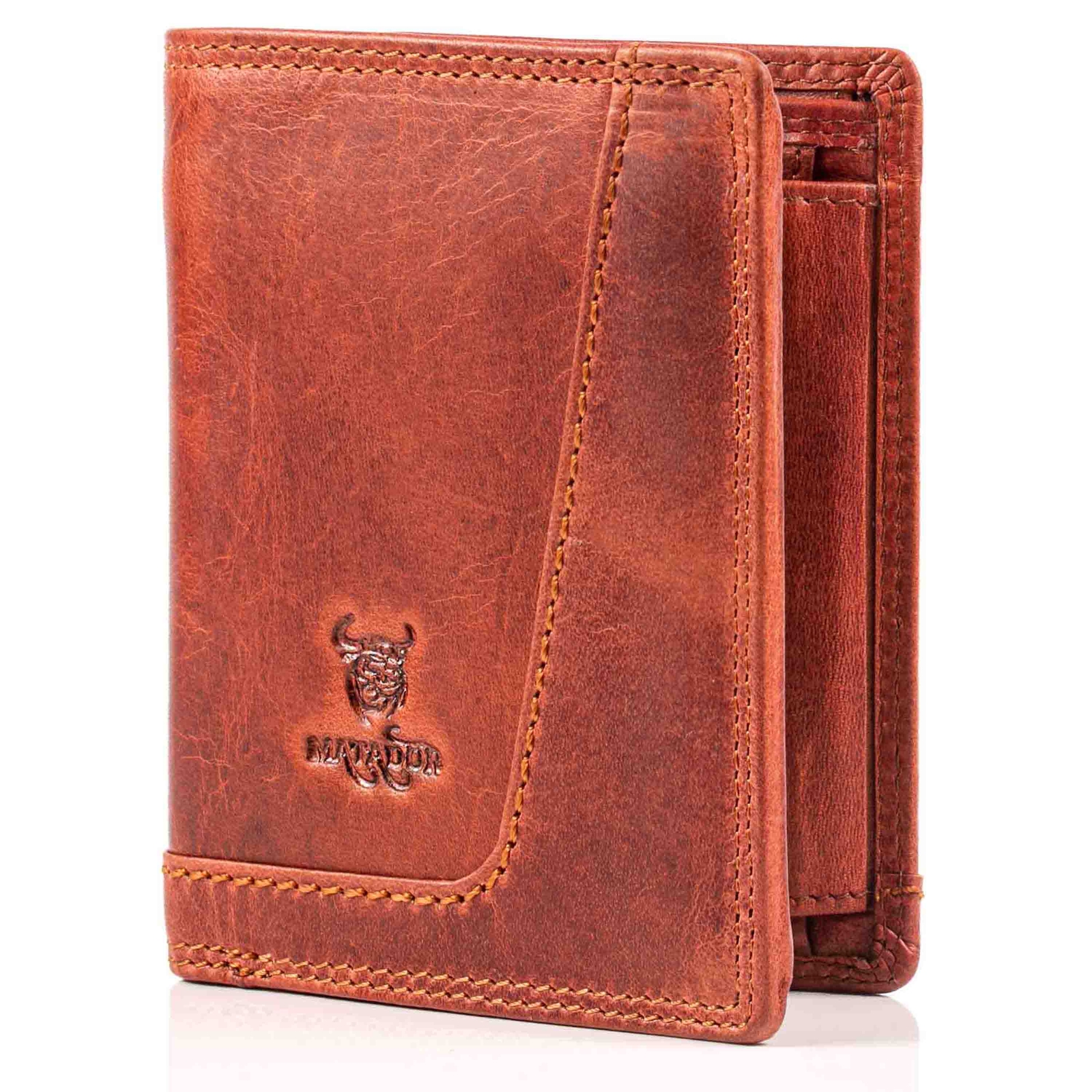 MATADOR Echt Leder Herren Geldbörse Portemonnaie Brieftasche RFID TüV 3 Farben