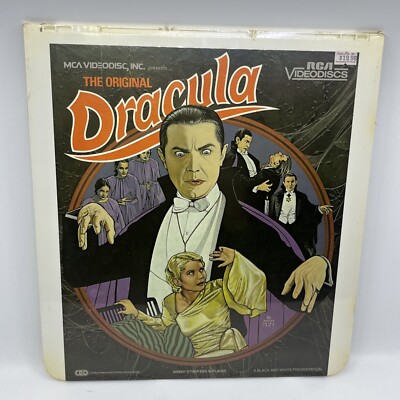 RCA Video Disc The Original Dracula Movie CED MCA Black & White - NEW SEALED