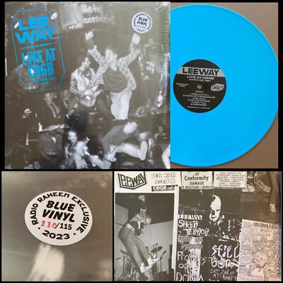 LEEWAY Live At CBGB March 22, 1987 LP Blue Vinyl 115 SEALED-Cro Mags Bad Brains