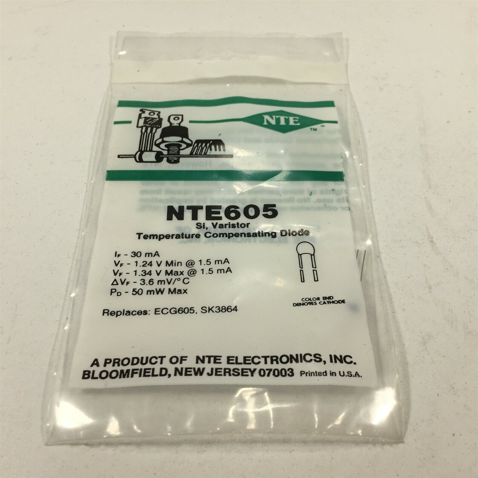 (1) NTE NTE605 Silicon Varistor Temperature Compensating Diode