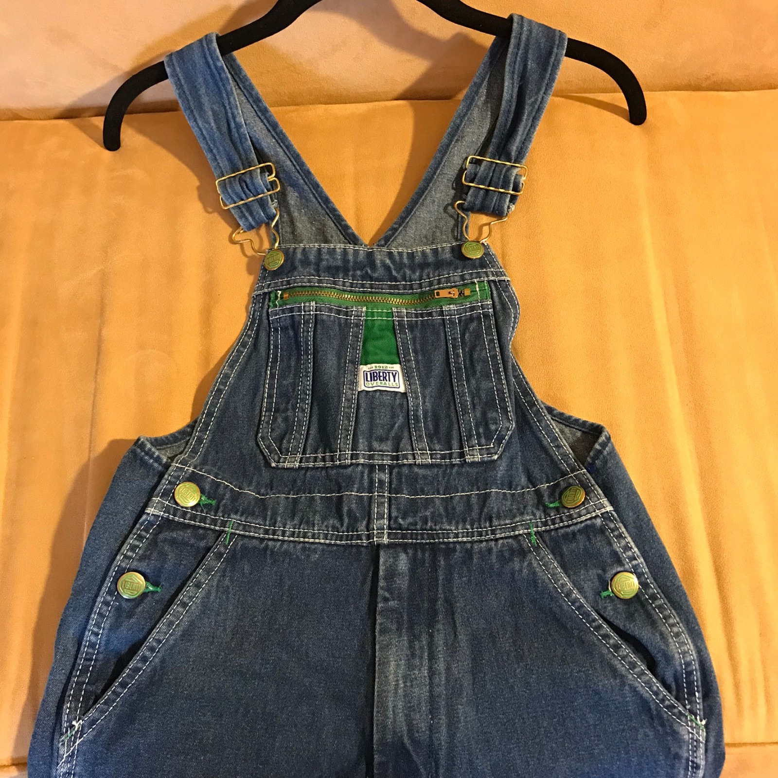 Liberty Overalls Blue Jean Pant Metal Adjustable Buckle 23