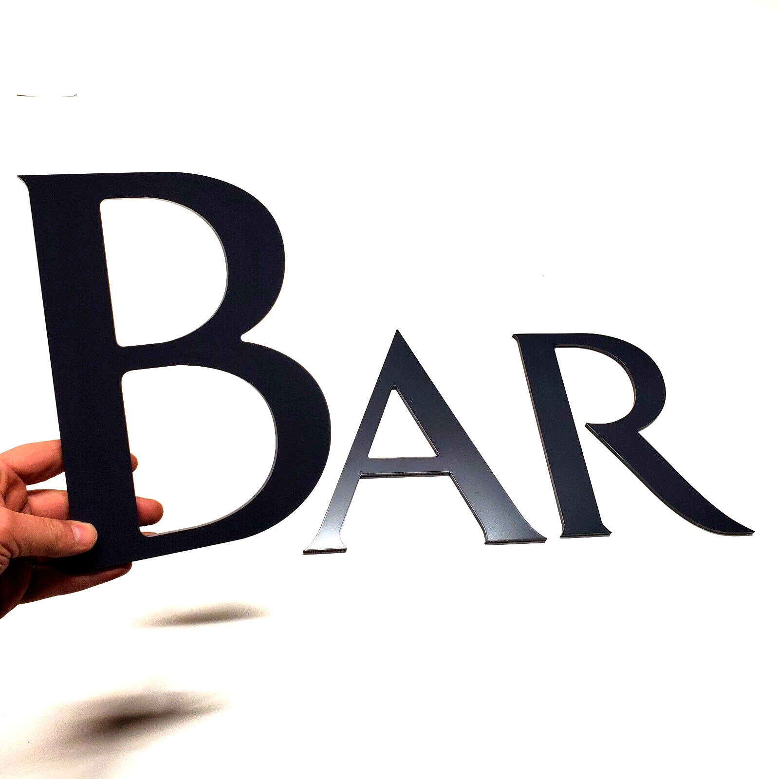 BAR Sign Letters Acrylic Display Decor - Man Cave/Restaurant