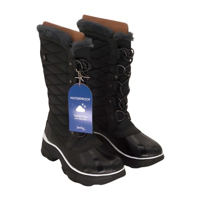 JBU by Jambu Womens Black Lorina Boots Size 6