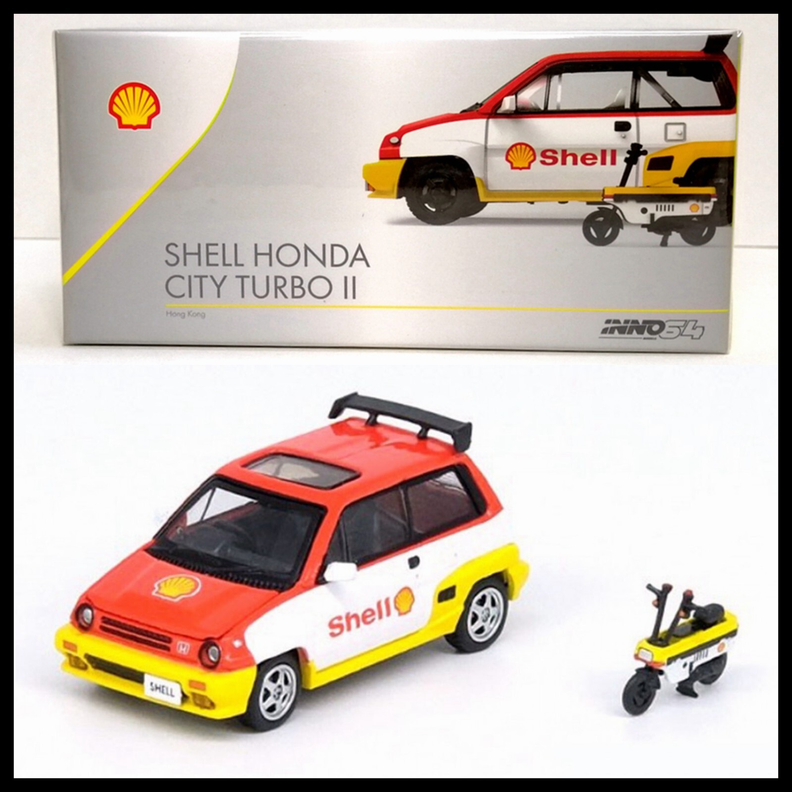 Inno64 X TINY 1:64 Shell HONDA CITY TURBO II HK 2022 New | eBay Inno64 X TINY 1:64 Shell HONDA CITY TURBO II HK 2022 New | eBay