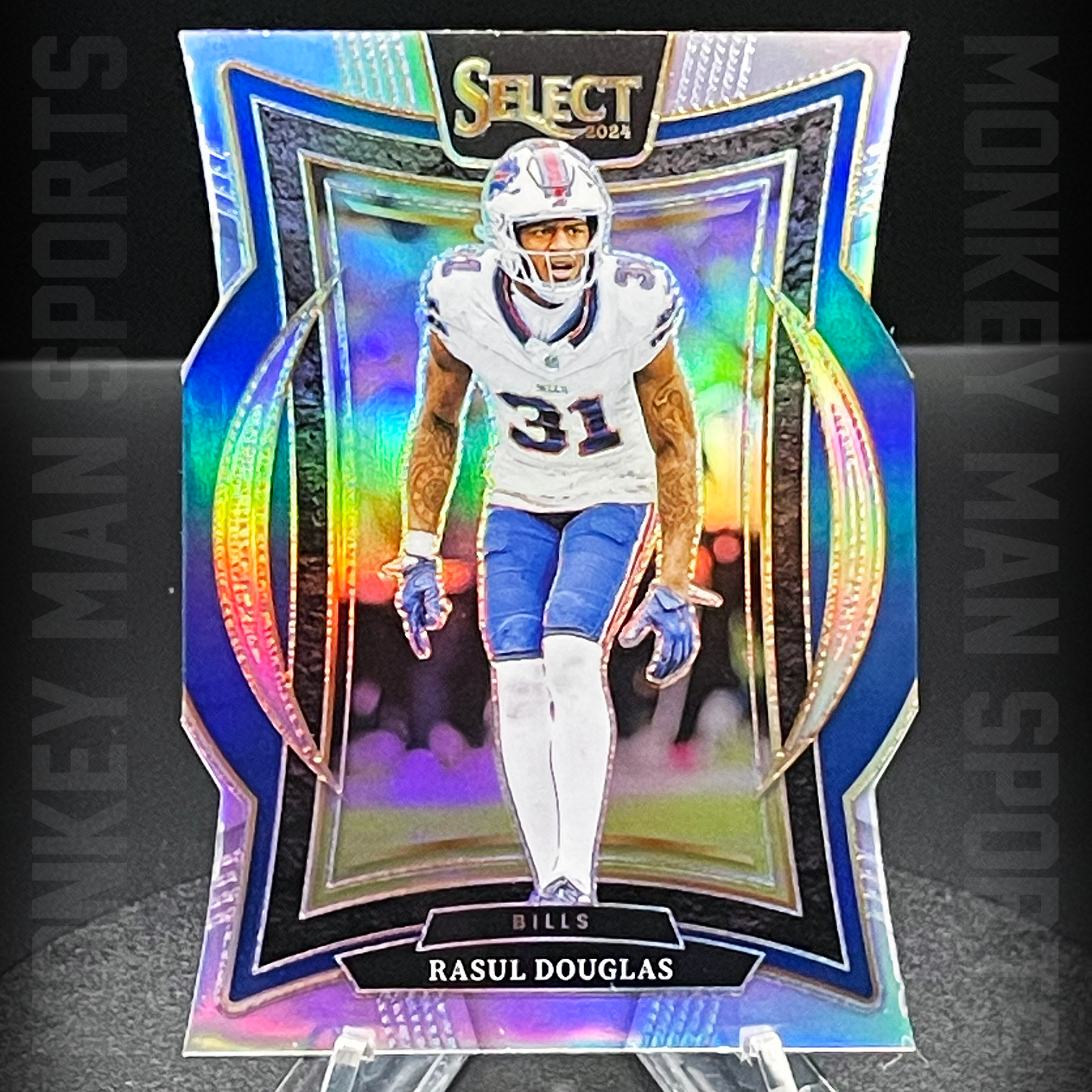 2024 Select - Rasul Douglas - #89 DIE-CUT PRIZM SILVER BILLS MINT