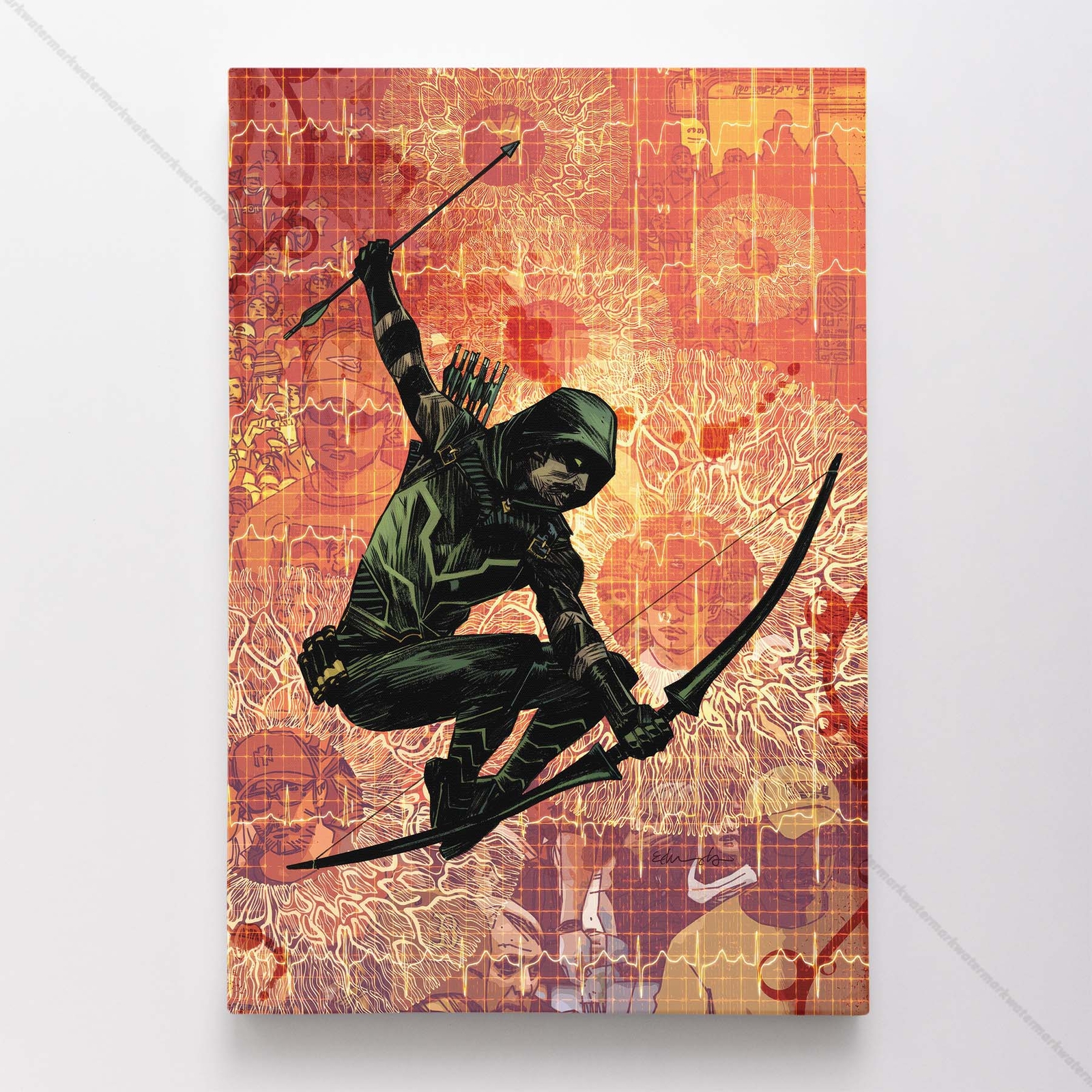 Green Arrow Poster Canvas DC Comic Book Cover Art Print #54177
