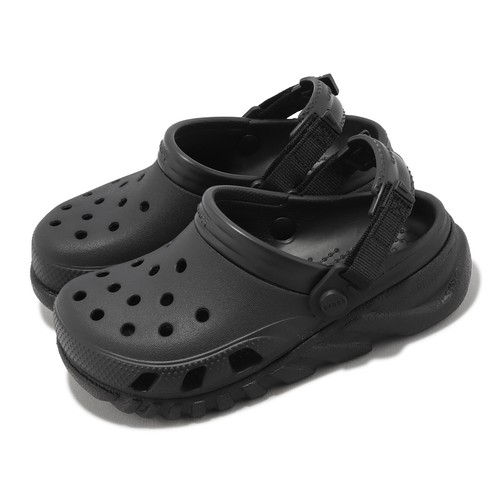 

Сандалии Crocs Duet Max II 2 Clog K Black Kids Preschool Casual Slip On 208774-001, Черный, Duet Max Ii Clog K