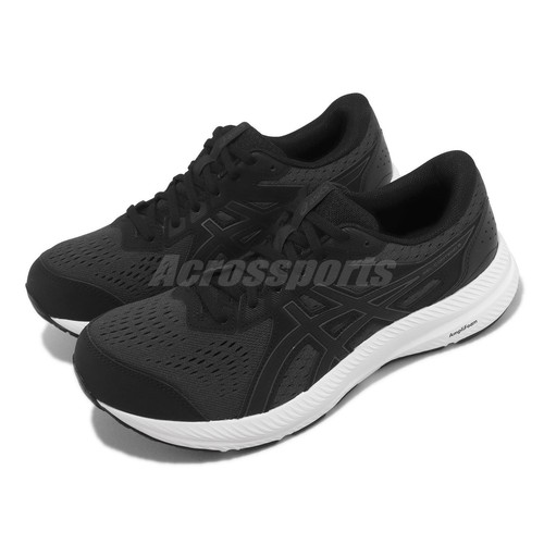 

Asics GEL-Contend 8 4E Extra Wide Graphite Grey White Men Running 1011B679-020, Черный, Gel-contend 8 4e Extra Wide