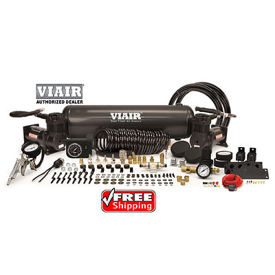 VIAIR Stealth Black 20014 Dual 380c Air Compressor 2.5g Tank On Board Air 200psi
