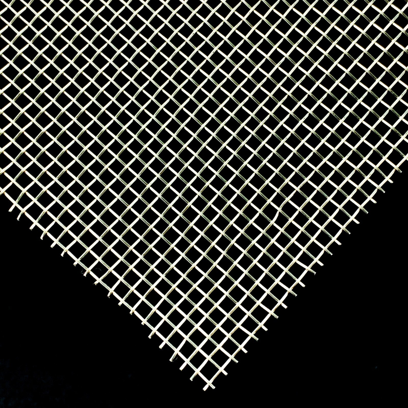 Drahtgewebe /-gitter Edelstahl Roh 1.4301 - Maschenweite 3,15mm - t=0,8mm