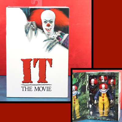 NECA IT The Movie Pennywise The Clown Figure Tim Curry 7'' Reel Toys 2018 Sealed
