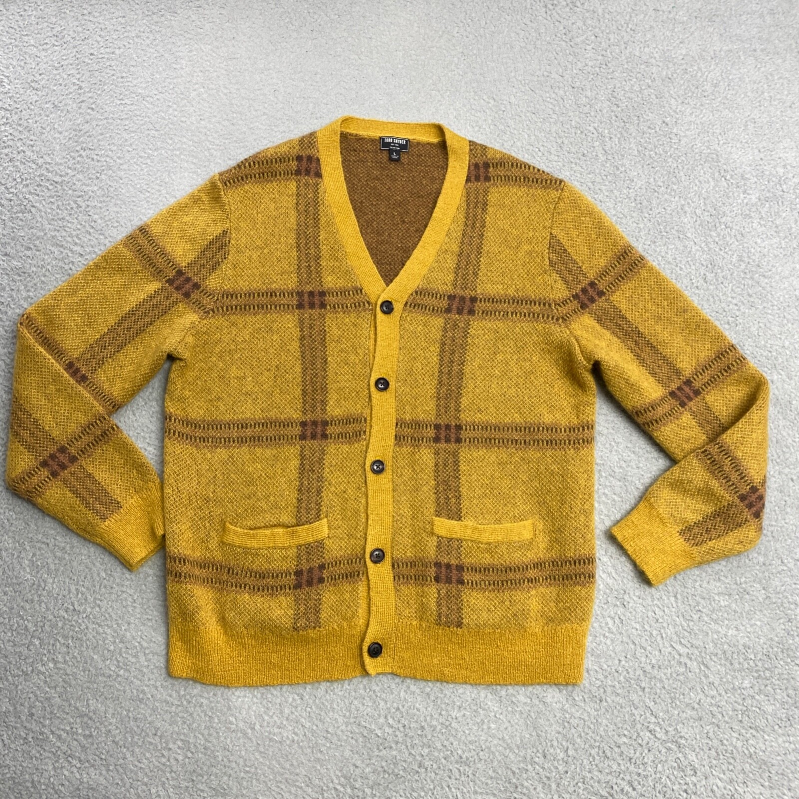 トップス S.F.C. MOHAIR CARDIGAN / Mustard S.F.C MOHAIR CARDIGAN / Mustard | FLATBUSH（フラットブッシュ