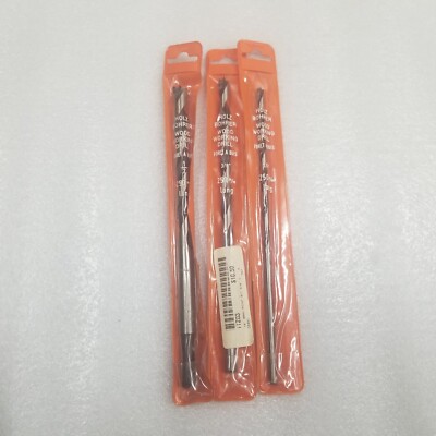 Vintage Holz Bohrer wood working Drill Bits 3/8'', 1/2'', 1/4'' Germany