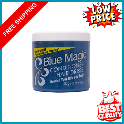 Blue Magic Conditioner and Hair Dress Anti-Breakage Formula, 12 oz, Damaged, Moi