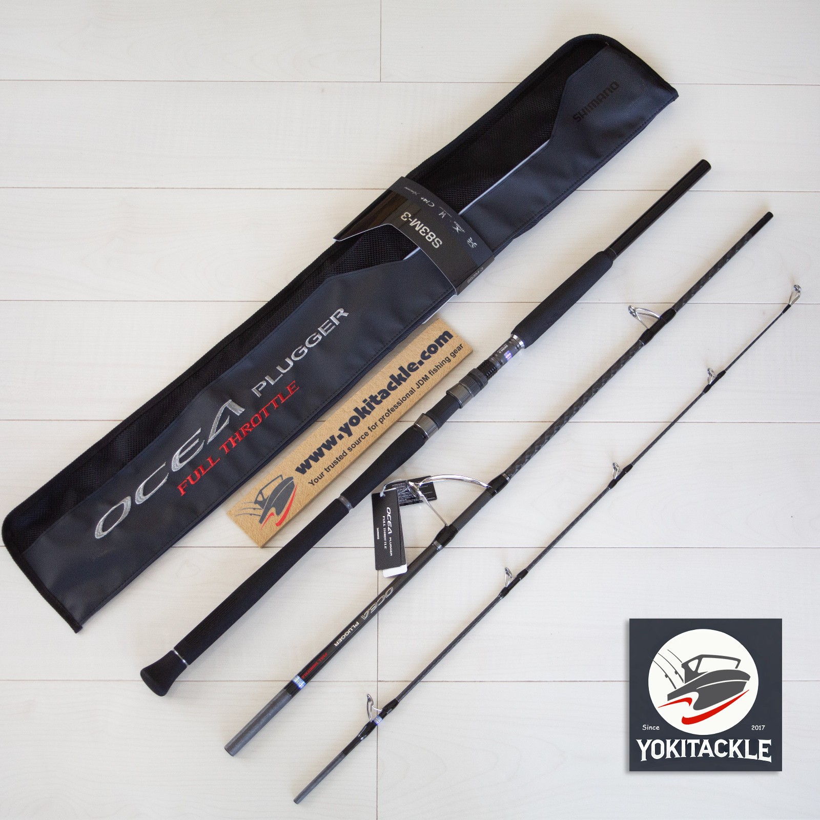 Shimano 24 OCEA PLUGGER FULL THROTTLE S83M-3 Spinning Rod | eBay