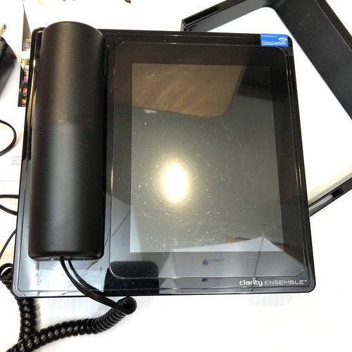 Clarity Ensemble Amplified Caption Phone Corded Touchscreen Hearing Impaired