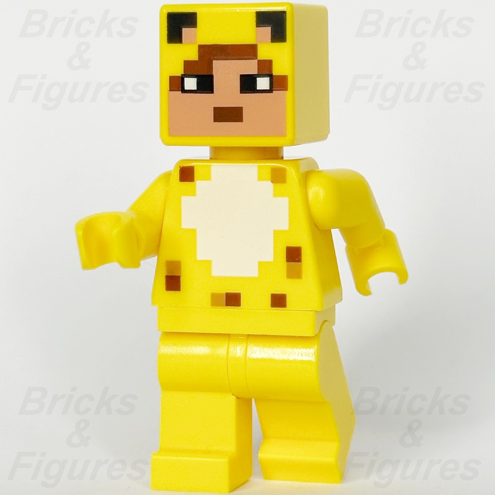 LEGO® Minecraft Ocelot Skin Minifigure Pixelated Face Minifig 21174 min107