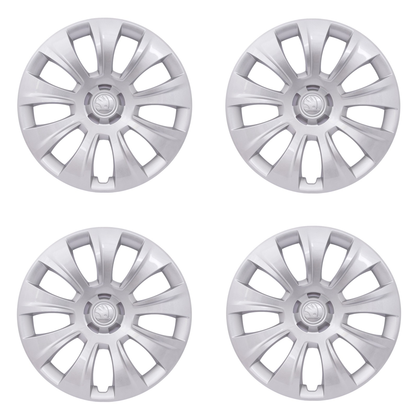 Original Skoda Radkappen 4x Borneo 16Zoll 57A071456 🚗 Octavia Karoq Fabia Scala