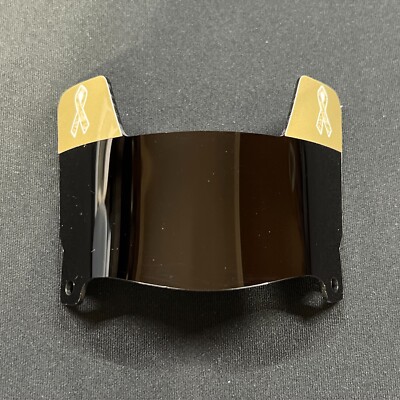 Salute to Service - Black MINI Football Helmet Visor with Black Clips